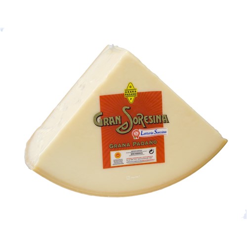 CHEESE GRANA PADANO 1/4 WHEEL R/W APPROX 4KG(2) # CI124 SORESINA